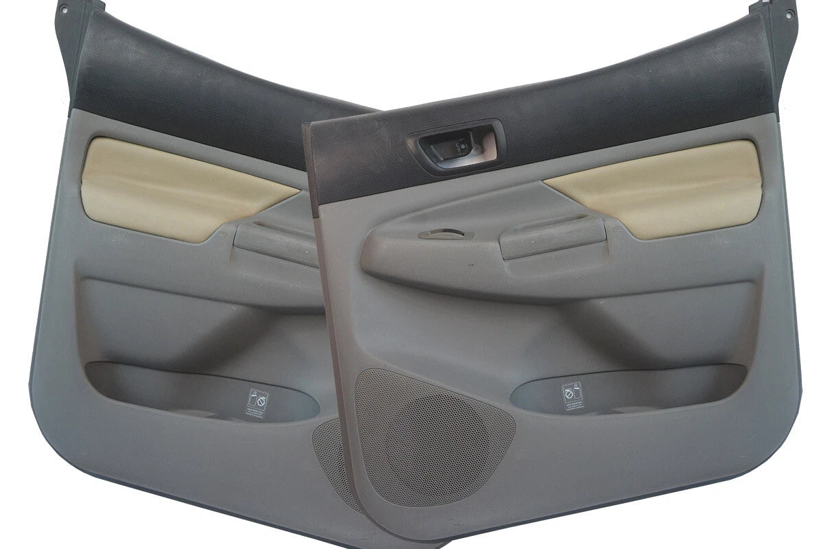 Front Insert Door Panel Cover Leather for Toyota Tacoma (2005–2015) Beige