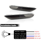 2X Smoked Lens Sequential Signal Rear Brake Light for Nissan Pathfinder