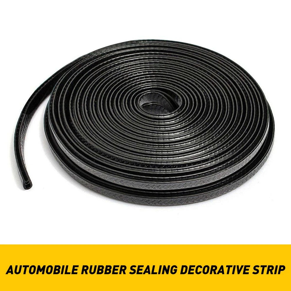 16ft Rubber Car Seal Trim Molding Strip Edge Door Lock Protector for All Cars