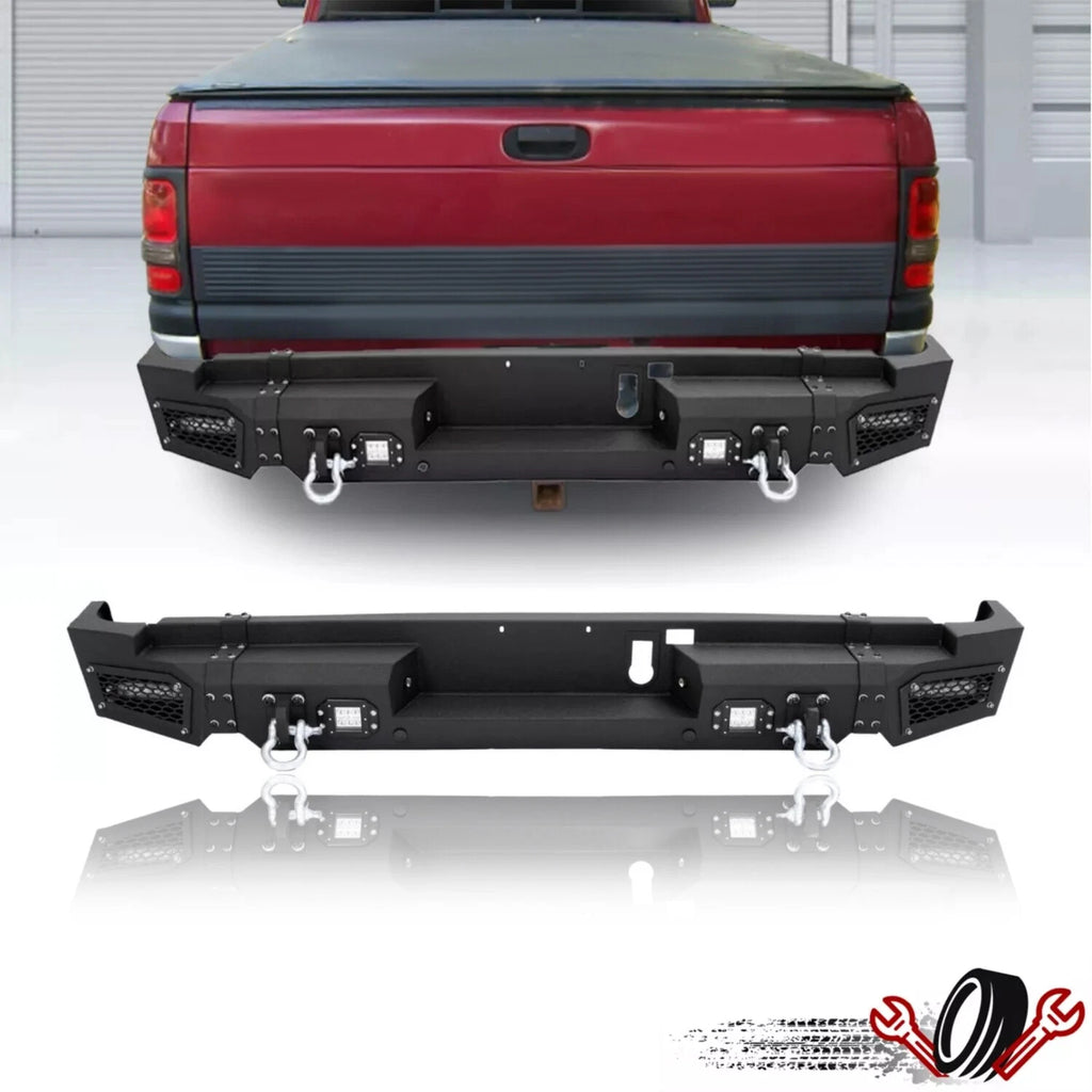 Rear Step Bumper with LED Lights for Dodge Ram 1500 (2019–2024)