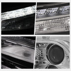 LED Daytime Running Lamps Projector Headlights for Jeep Cherokee (2014–2018)