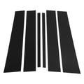 Set of 6 Door Pillar Window Trim for Nissan Titan (2017–2020) Black