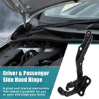 Hood Hinge Set of 2 for Toyota (5341012550, 5341002170)