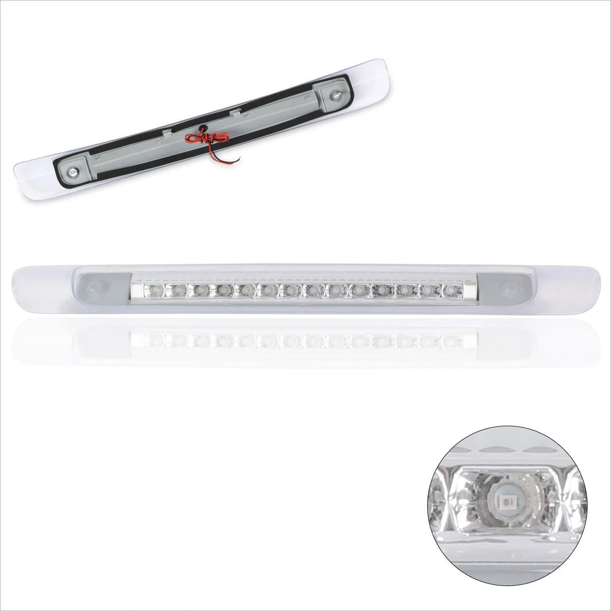 Full LED Third Brake Light for Land Cruiser (1998–2007) - Chrome