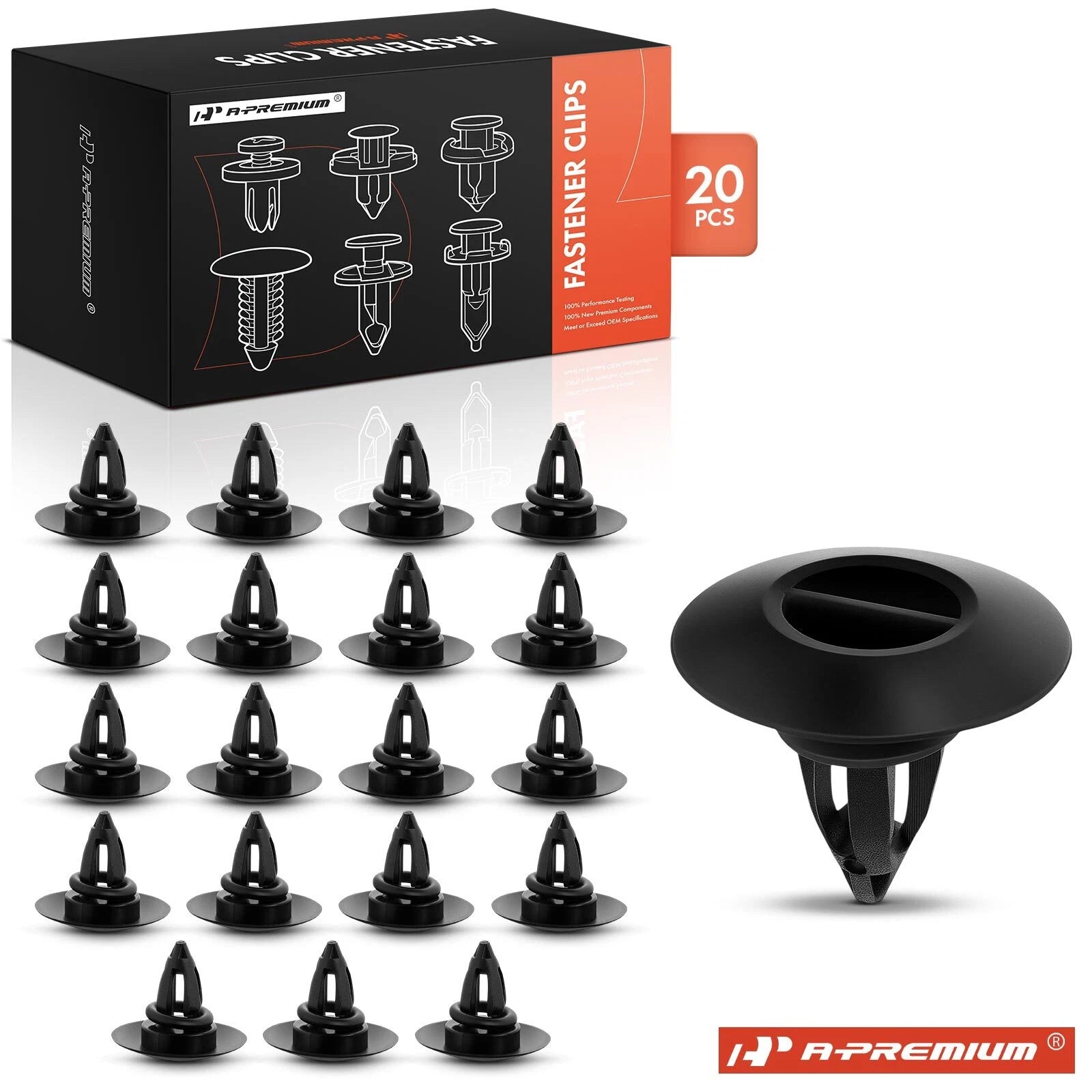 20Pcs Nylon Rocker Panel & Wheel Housing Retainer for BMW Mini 