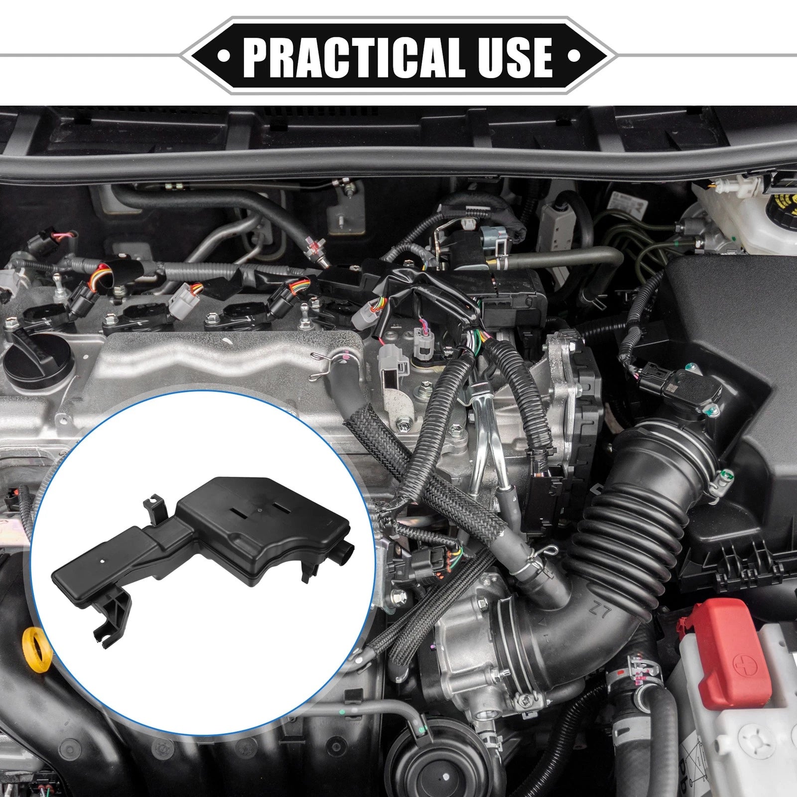 Air Intake Resonator for Honda HR-V (2016–2022) 1.8L Black