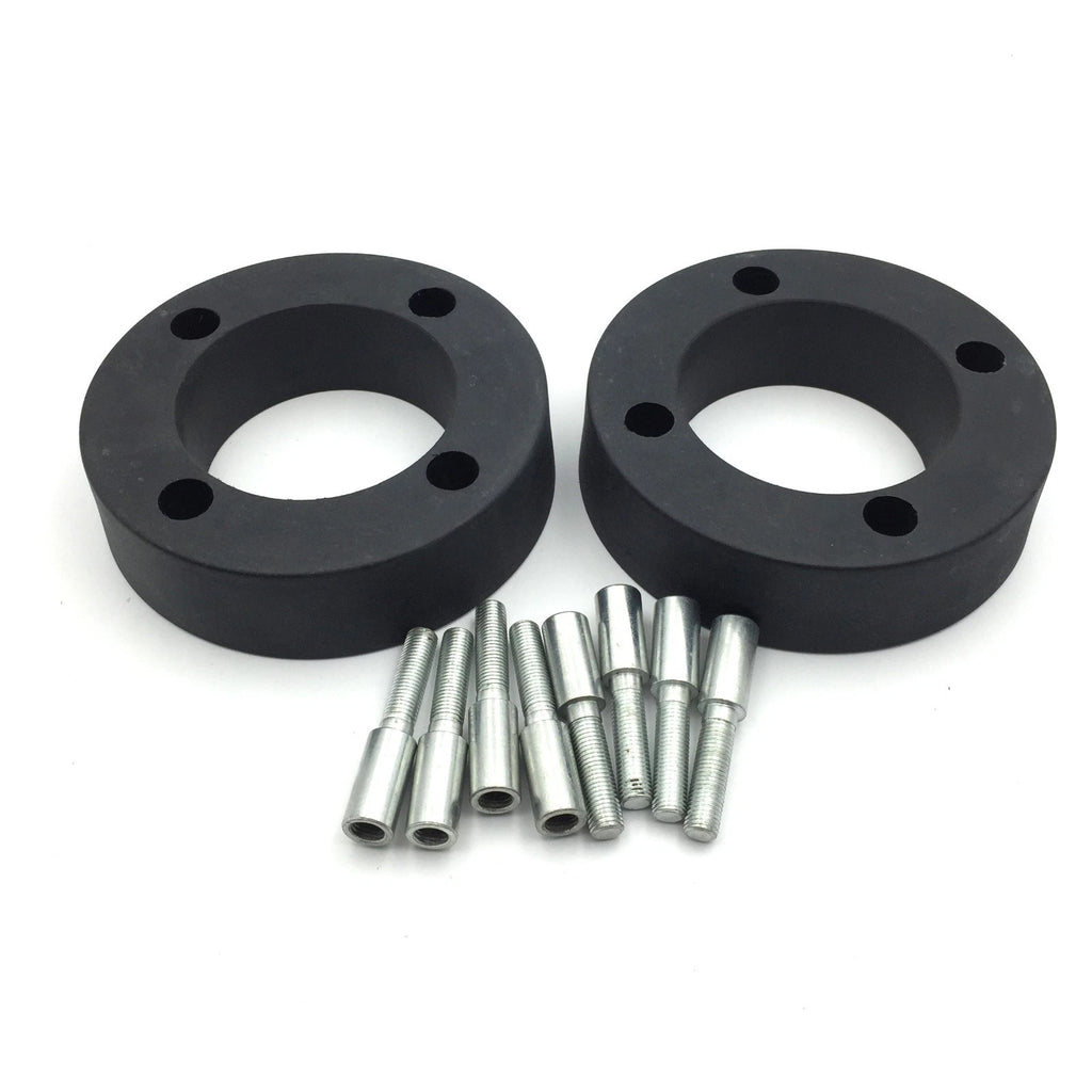 Set of 2 Black Heavy Duty Urethane 2.5" Wheel Spacers for Arctic Honda (4/110)