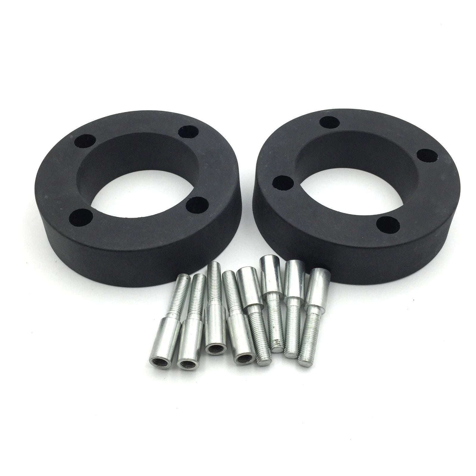 Set of 2 Black Heavy Duty Urethane 2.5" Wheel Spacers for Arctic Honda (4/110)