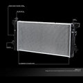 Aluminum Core Radiator for Ford Expedition/Navigator 5.4L (2009–2014) DPI 13099