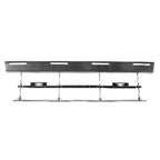 Replacement Gray Matte Plastic Front Bumper Cover Grille (See Compatible Chart)