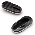 Carbon Fiber Pattern Smart Key Fob Hard Shell Case for Tesla Model S (2012-2018)