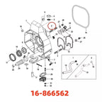 Set of 4 MerCruiser Studs W/Gimbal Housing 16-56296 16-866562
