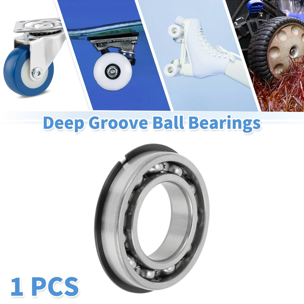 1 Pc 6007NR Deep Groove Ball Bearing for Scooter Skateboard Wheel (35x62x14mm)