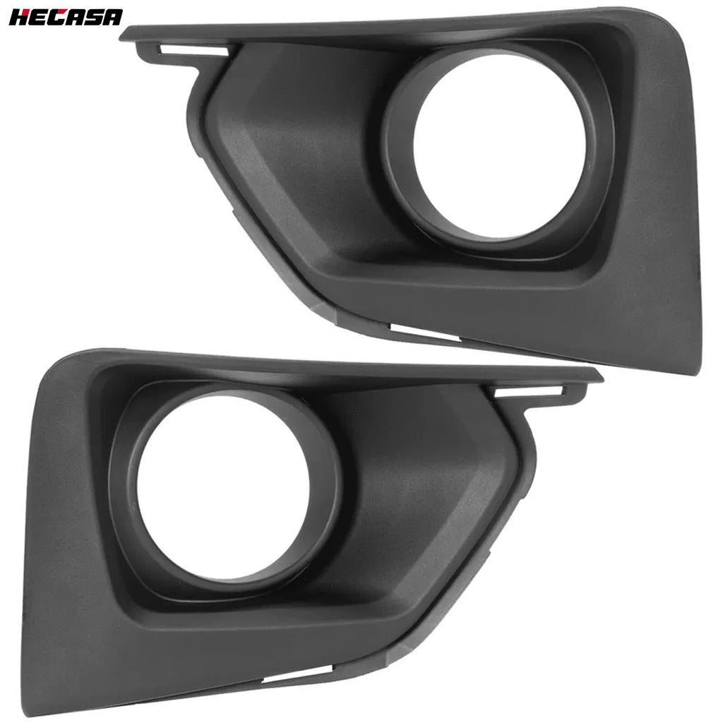 Set of 2 Black Fog Light Bezels for Chevy Traverse (2018–2021)