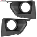 Set of 2 Black Fog Light Bezels for Chevy Traverse (2018–2021)