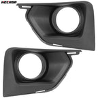 Set of 2 Black Fog Light Bezels for Chevy Traverse (2018–2021)