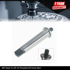MT2 Arbor Adapter for 3/8"-24 Threaded Drill Chuck