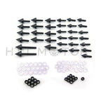 Black Aluminum Fairing Bolt Kit for Suzuki Hayabusa GSXR 1300 (1999–2007)