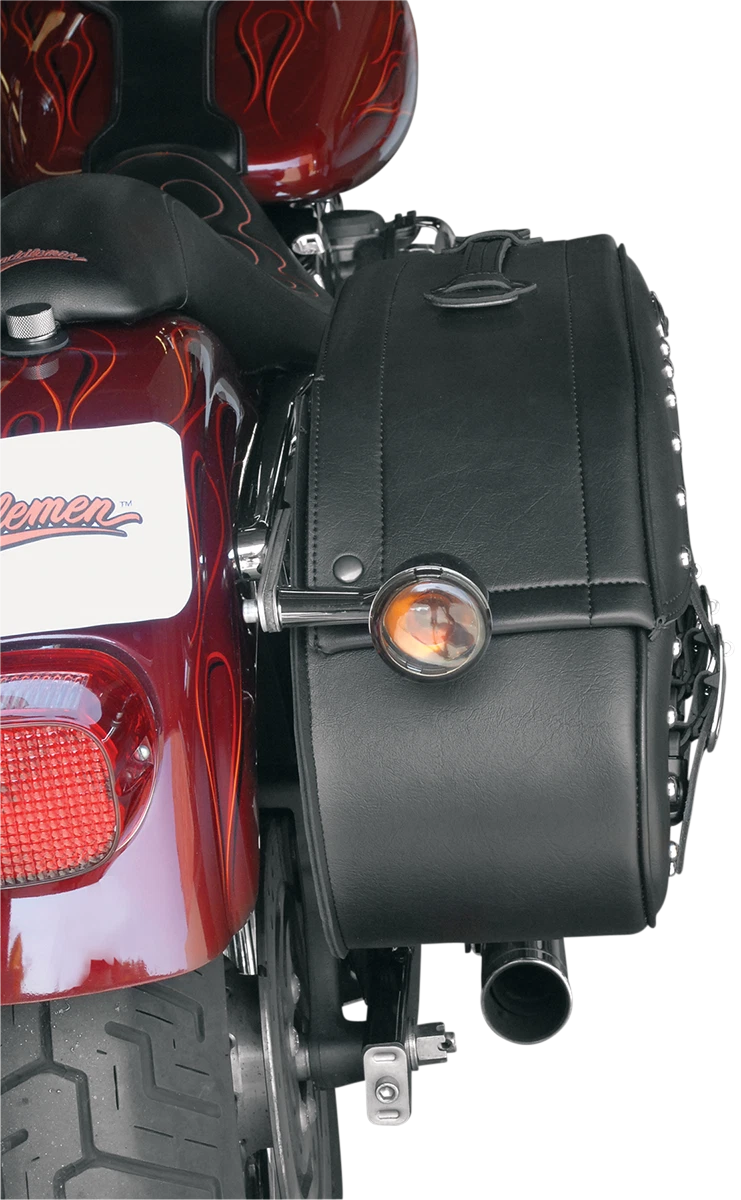 Saddlemen Drifter Rigid Slant Saddlebag for Motorcycle (3501-0232)