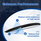 Matte Black Trunk Rear Spoiler Wing Lip for Chrysler 300 (2011–2023)