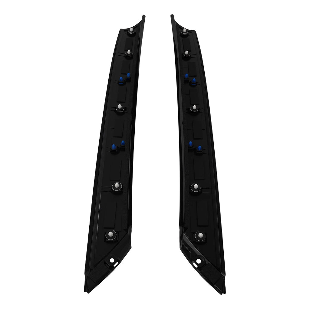 Set of 2 Windshield A Pillar Molding Trim Black for Veloster Turbo (2012–2017)