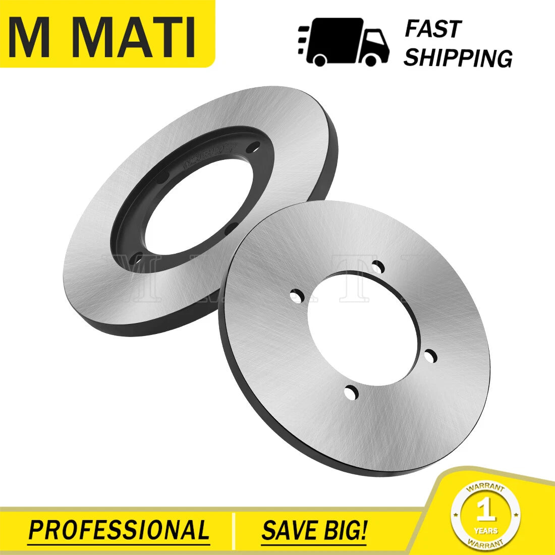 2X Front Brake Disc Rotor for Honda Pioneer 500 SXS500M2 (2015–2023) 45251-HL3-A00