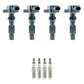 Set of 4 Ignition Coils & NGK Iridium Spark Plugs for Mazda CX-7 (2007–2012)
