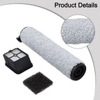 Roller Brush and Filter Kit for Vozascly W12 Vacuum Cleaner (Replacement)