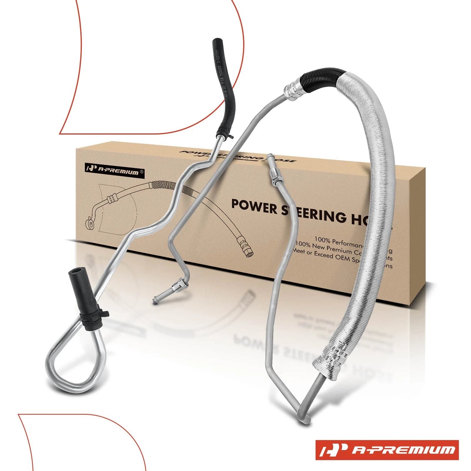 2X Power Steering Pressure & Return Line Hose for Chevy Uplander (2005–2009)