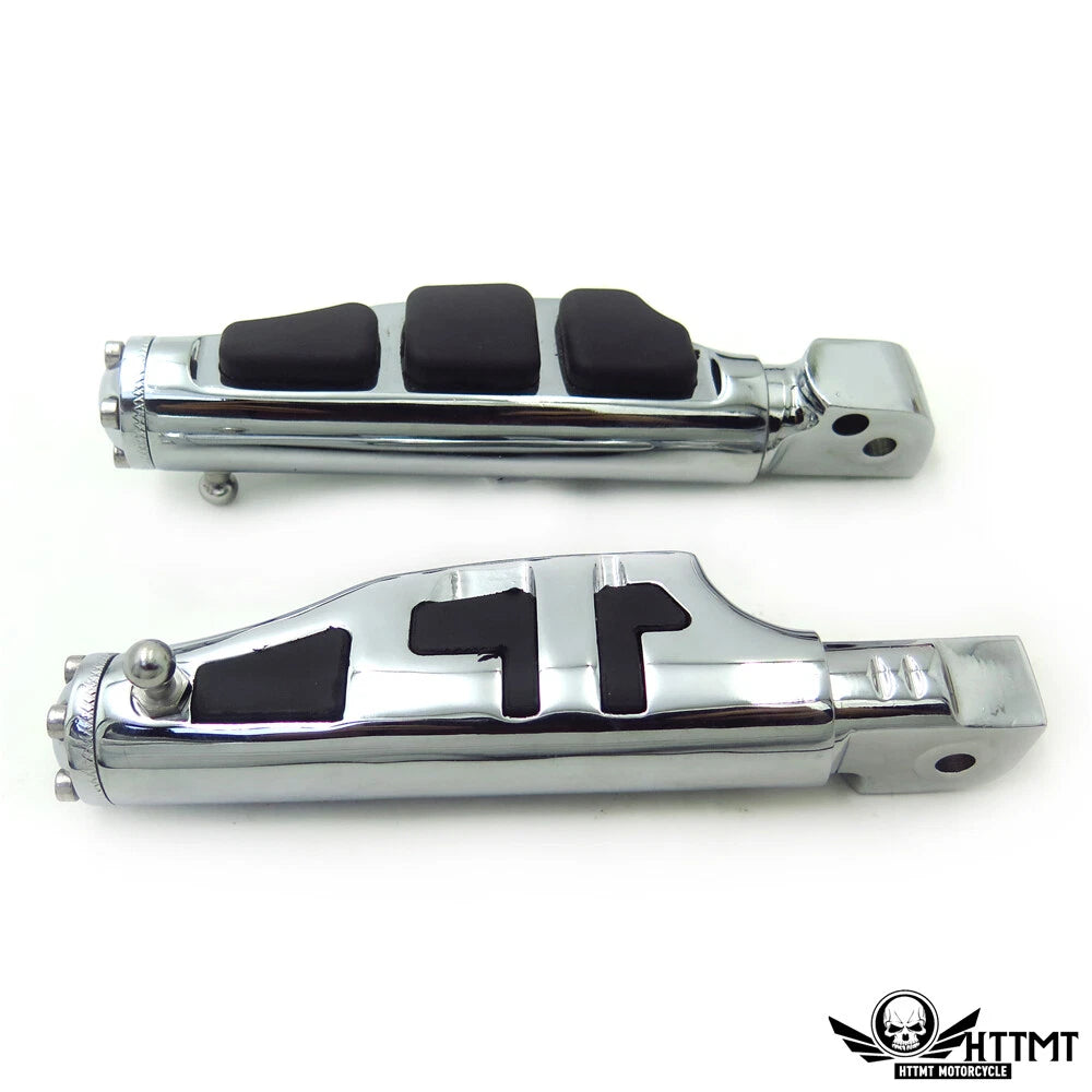 Chrome Flat Wing Footpegs for Yamaha V-Star 1000 650 Royal Star V-Max Virago (1999–2023)