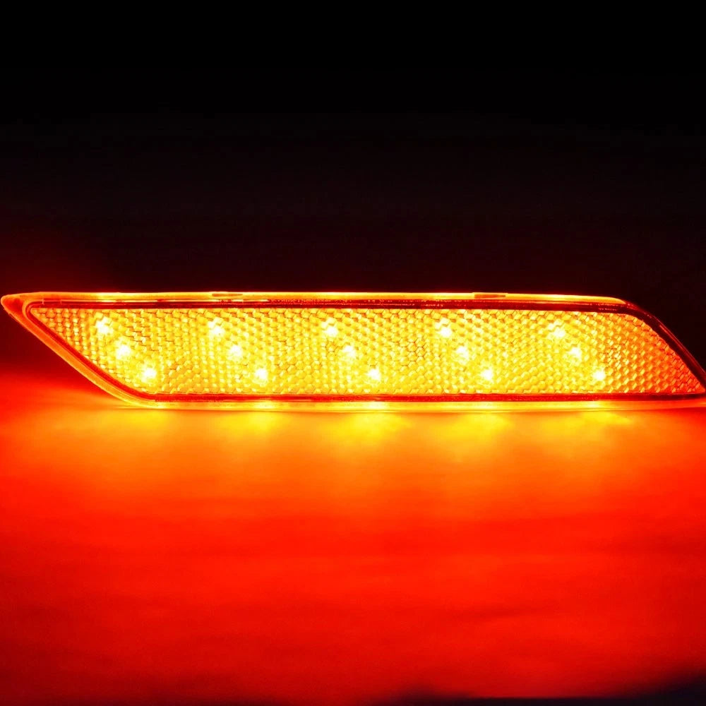 2X LED Rear Bumper Light for Honda Civic (2013–2015) Tail Red Brake White Backup