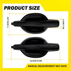 Exterior Door Handle for Mitsubishi Endeavor (2004–2011) - Front Right, Black