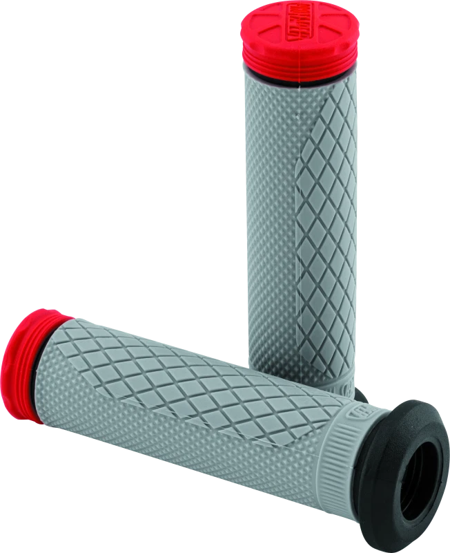 ProTaper Tri Density Full Diamond ATV Grips for ATV (2010–2023) - Red