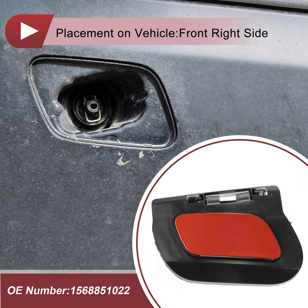 Front Right Washer Nozzle Cover Cap for Mercedes-Benz GLA45 AMG (2015–2019) Red