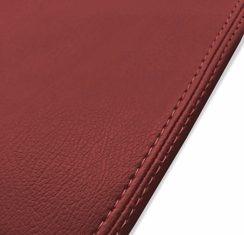 Sun Visor Cover for Ford Mustang (1987–1993) - PVC Synthetic Leather Red