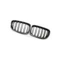 Carbon Texture Double Line Grille for BMW 1 Series F20 (2011–2014)