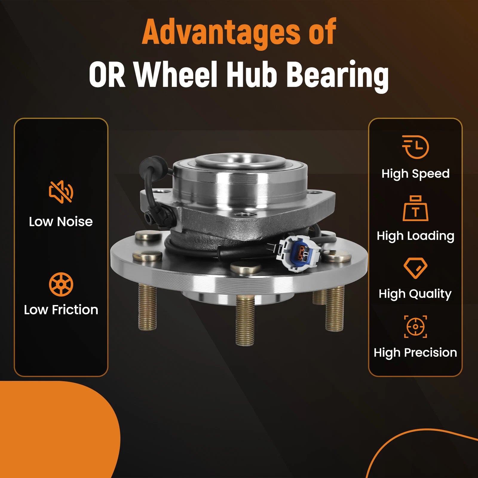 Front Wheel Hub Bearing for Nissan Armada Titan Infiniti QX56 (2008–2012)