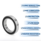 Deep Groove Ball Bearing 6013DDU for Scooter Skateboard (P0 65x100x18mm)