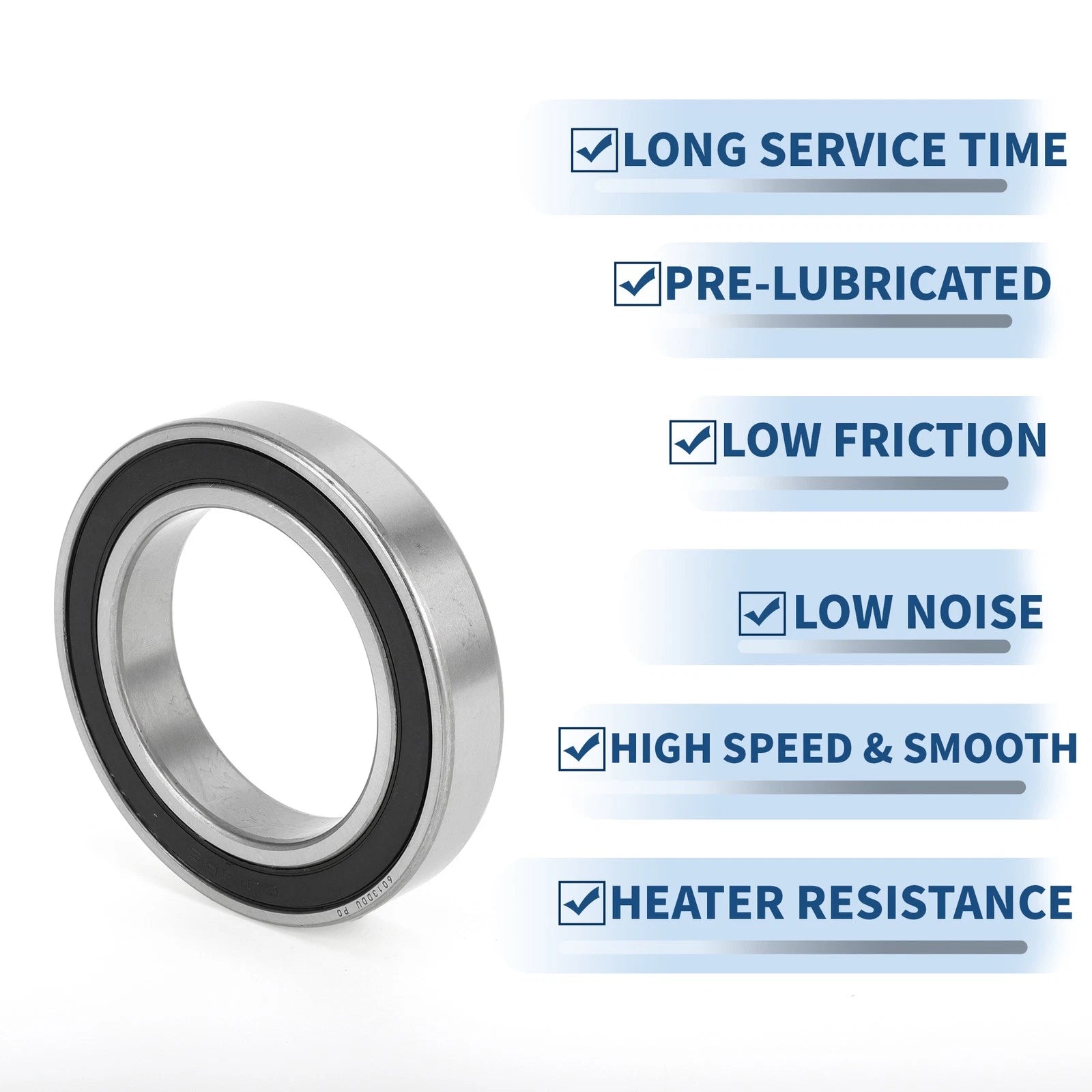 Deep Groove Ball Bearing 6013DDU for Scooter Skateboard (P0 65x100x18mm)