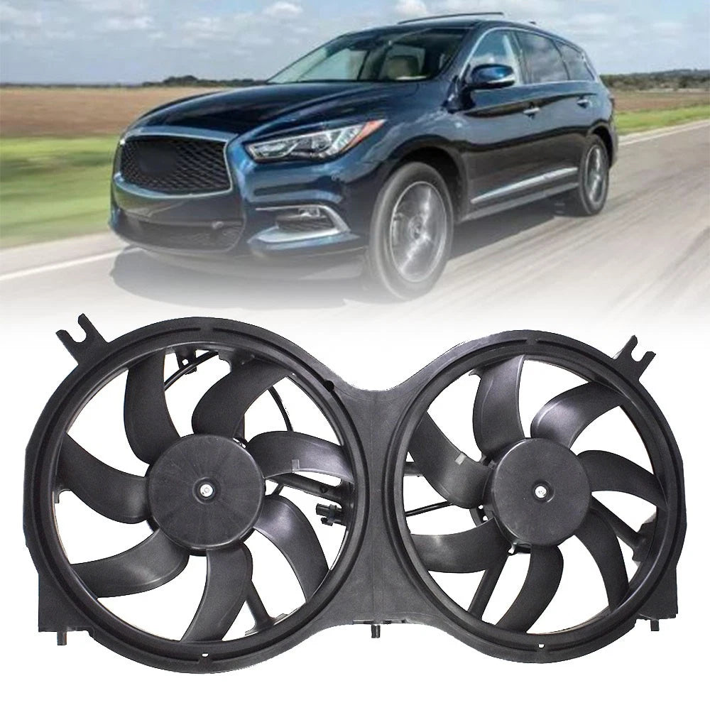 Radiator Condenser Cooling Fan for Infiniti QX60, Nissan Pathfinder (2013–2019)