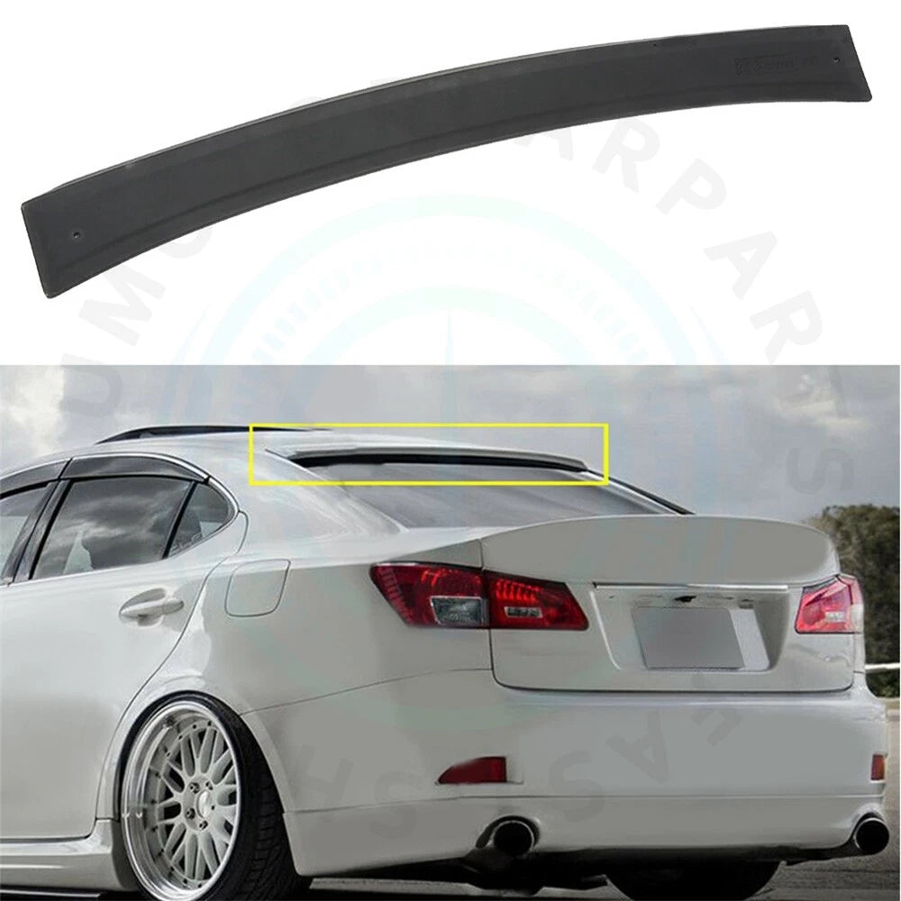 Rear Window Visor Roof Spoiler for Lexus IS250 IS350 (2007–2013)