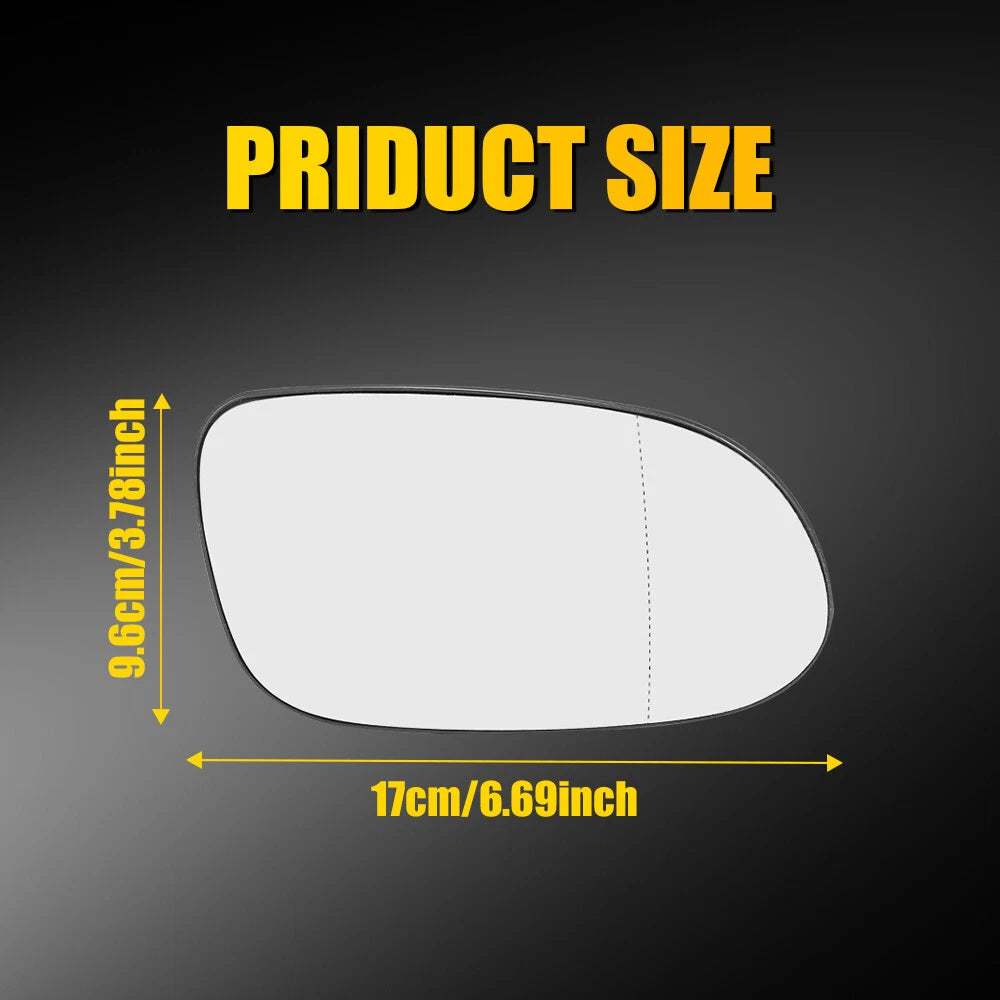 Mirror Glass for Mercedes CLK320 CLK430 SL500 SLK230 SLK320 (2003–2009)
