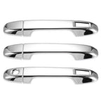 Set of 4 Exterior Door Handles for Subaru Ascent (2019–2023) Silver Tone