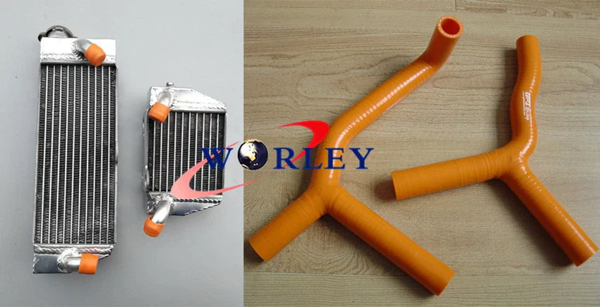 Aluminum Radiator & Hose for KTM 85 SX 105 SX (2003-2012)