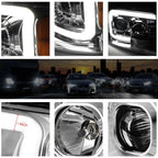 3D LED Bar Projector Headlight for Ford F-150/Mark LT (2004–2008)