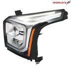 Set of 2 Halogen Projector Headlights with LED DRL for GMC Yukon (2015–2017)
