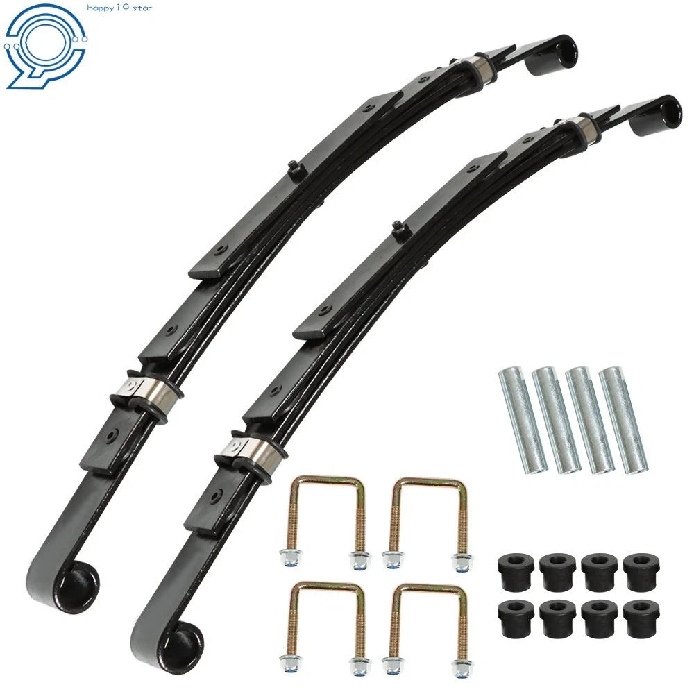 Set of 2 Heavy Duty Rear 4 Leaf Springs for EZGO TXT (1995–2013)