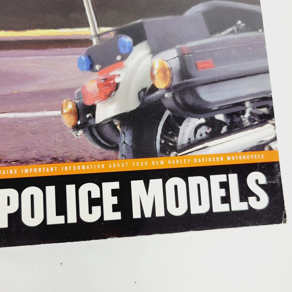 Owners Manual for Harley-Davidson Police Models (2002) 99478-02