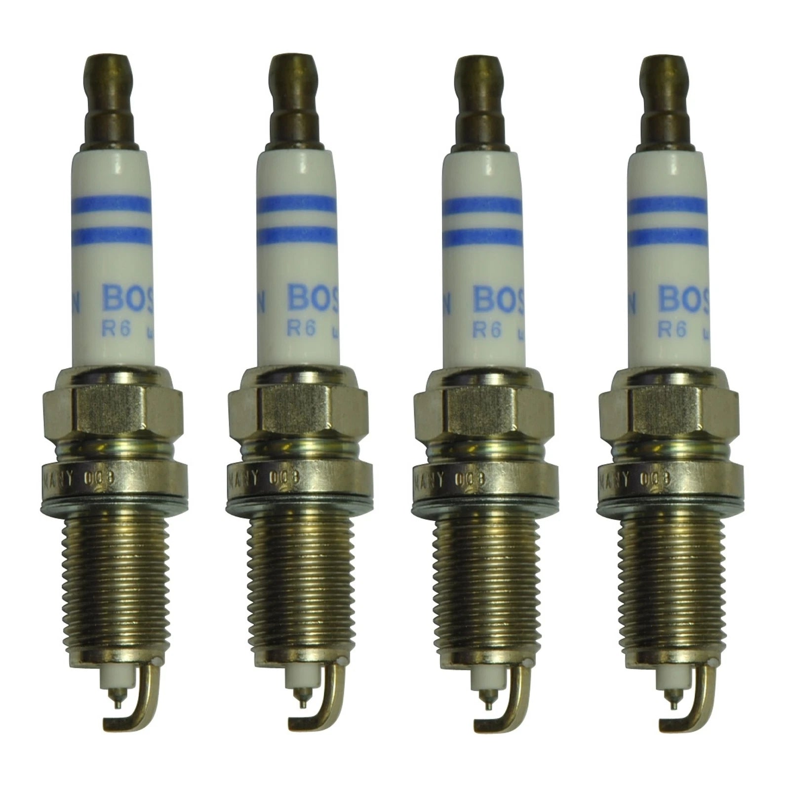 Set of 4 Bosch OE Fine Wire Double Platinum Spark Plugs for Audi VW (L4)