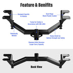 2 Inch Receiver Trailer Towing Hitch for Chevrolet Silverado 1500 GMC Sierra